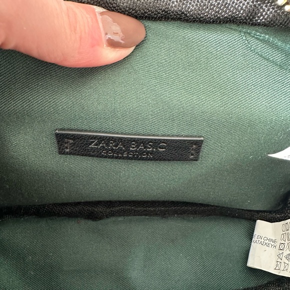 Zara Lionhead Crossbody Lions Bag Womens Medium Black - Picture 12 of 16